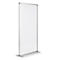 Cloison de séparation magnetoplan, L 1000 x P 350 x H 1800 mm, acrylique double face/métal, sans bande magnétique, base en T, blanc