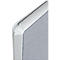 Cloison de séparation mobile - 2 parties - aluminium - l. 760 x P 440 x H 1700 mm par élément - couleur aluminium