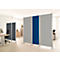 Cloison de séparation, Silent Line Plus, 800 x 2000 mm, bleu