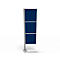 Cloison de séparation Silent Office, 3 éléments, H 2000 mm, bleu