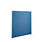 Cloison de séparation Sys 50, 1200 x 1200, bleu