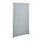 Cloison de séparation Sys 50, l. 1000 mm x H 1800 mm, gris