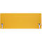 Cloison de table jaune L 2000 x H 600 mm