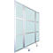 Cloison mobile, verre ESG satiné