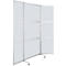 Cloison mobile, verre ESG transparent