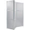 Cloison pliable, coloris argent