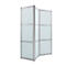 Cloison pliable, verre ESG satiné
