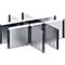 Cloisons bott verso, pour tiroirs, hauteur frontale 175 mm, L 525 x P 550 x H 30 mm, tôle d'acier