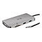 Club 3D USB Gen1 Type-C 9-in-1 hub - Dockingstation - USB-C - VGA, HDMI - 1GbE