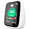CO2 Messgerät REDFLEXX REDGUARD RG-1300, für den Innenbereich, Infrarotsensor, 350-5000 ppm, LC-Display mit Alarmsignal, IP30, Akkubetrieb, USB, weiß