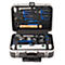 Coffre à roulettes pour outils proficraft Projahn, 1/4', 130 p., plastique ABS, avec poignée télescopique, verrouillable, noir