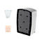 Coffre-fort à clés Rottner Key Protect, serrure mécanique à combinaison de chiffres, 4 positions, montage mural, L 90 x P 60 x H 130 mm, acier moulé, noir
