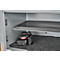 Coffre-fort de meubles Format Atlanta, 23 l, charnières à droite, serrure à double panneton, 2 clés, L 420 x P 380 x H 300 mm, gris clair RAL 7035