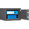 Coffre-fort de meubles Format Atlanta, 23 l, charnières à droite, serrure à double panneton, 2 clés, L 420 x P 380 x H 300 mm, gris graphite