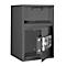 Coffre-fort Desposit Format Dinero 1 Elo, 14,6 l, charnières à droite, serrure électronique, clapet d'insertion, L 290 x P 290 x H 450 mm, gris graphite