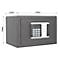 Coffre-fort électronique avec serrure RFID Rottner, L 350 x P 250 x H 250 mm