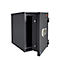 Coffre-fort FRS 75, résistance au feu LFS 60P selon EN 15659, niveau de sécurité S 2, serrure électronique et poignée rotative, 1 étagère et 1 tiroir coulissant, L 485 x P 450 x H 792 mm, gris graphite RAL 7024