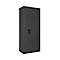 Coffre-fort Lyra 16, classe 0 selon EN 1143-1, 252 l, charnières à droite, serrure à double panneton, 4 tablettes, L 650 x P 420 x H 1550 mm, gris graphite RAL 7024