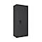 Coffre-fort Lyra 16, classe I selon EN 1143-1, 252 l, charnières à droite, serrure à double panneton, 4 tablettes, L 650 x P 420 x H 1550 mm, gris graphite RAL 7024