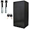 Coffre-fort professionnel Rottner Monaco 120, serrure électronique, L 600 x P 500 x H 1200 mm, acier, noir