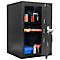 Coffre-fort professionnel Rottner Monaco 65, serrure électronique, L 435 x P 445 x H 655 mm, acier, noir