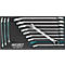 Coffret à outils Hazet 163-385/12, 1/3 module, y compris assortiment de clés mixtes à cliquet, 12 pièces, L 342 x P 172 x H 35 mm, mousse, noir/bleu