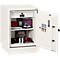 Coffret de protection incendie FS 0441, serrure à clé, L 500 x P 500 x H 640 mm, acier, blanc signalisation RAL 9003