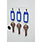 Coffret de protection incendie FS 0441, serrure électronique, L 500 x P 500 x H 640 mm, acier, blanc signalisation RAL 9003