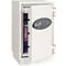 Coffret de protection incendie FS 0442, serrure à clé, L 520 x P 520 x H 820 mm, acier, blanc signalisation RAL 9003