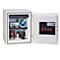 Coffret de protection incendie FS 1283 E, serrure électronique, acier, blanc signalisation RAL 9003
