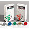 Coins lettres Omega, rouge, 100 p.