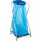 Colector de residuos con base, 70 l, tapa azul