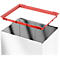 Colector de residuos Hailo Big-Box Swing L, 35 l, rectangular, tapa basculante, chapa de acero, blanco