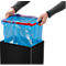 Colector de residuos Hailo Big-Box Swing XL, 52 l, rectangular, tapa basculante, chapa de acero, negro