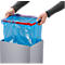Colector de residuos Hailo Big-Box Swing XL, 52 l, rectangular, tapa basculante, chapa de acero, plata
