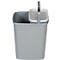 Colector de residuos Probbax, volumen 25 l, rectangular, polipropileno, gris