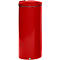 Colector de residuos VAR compacto de puerta doble, para bolsas de basura de 120 l, con asa y tapa, resistente al fuego, rojo vivo