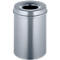 Collecteur de déchets 15 L autoextinguible, structure argent/couvercle argent