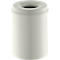 Collecteur de déchets 15 L autoextinguible, structure blanc/couvercle blanc