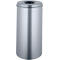 Collecteur de déchets 50 L, autoextinguible, structure argent/couvercle argent