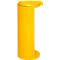 Collecteur de déchets avec ouverture arrière, jaune, poids 8,75 kg