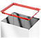 Collecteur de déchets Big-Box Swing L Hailo, 35 L, rectangulaire, couvercle basculant, tôle d'acier, blanc