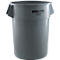 Collecteur de déchets Brute, polyéthylène, rond, 208 l, gris