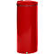 Collecteur de déchets double battant compacte VAR, pour sacs poubelle de 120 l, avec poignée et couvercle, ignifuge, rouge feu