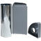 Collecteur de déchets Orgavente, acier, volume 30 L, triangle, l. 350 x P 350 x H 760 mm, bac autoextinguible, argent