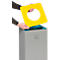 Collecteur de déchets recyclables Quadro VAR - acier - 3 x 81 L - galvanisé