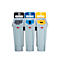 Collecteur de déchets Rubbermaid® SLIM JIM®, 3 x 87 l, pour papier/plastique/déchets résiduels, poignées de serrage &amp; conduits d'aération, L 914,4 x P 546,1 x H 1022,4 mm