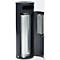 Collecteur de déchets VAR KS 90, rond, volume 90 l, avec cendrier intérieur, verrouillable, autoextinguible, avec seau intérieur, tôle d'acier, anthracite