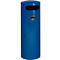 Collecteur de déchets VAR KS 90, rond, volume 90 l, avec cendrier intérieur, verrouillable, autoextinguible, avec seau intérieur, tôle d'acier, bleu gentiane