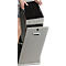 Collecteur de tri de matières recyclables VAR 3 x 48 litres, inox